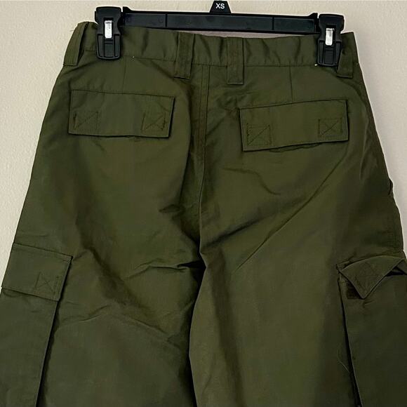 Cannon River blues Ripstop wide leg Cargo pants outdoor Gorpcore army green 2 - Picture 9 of 11